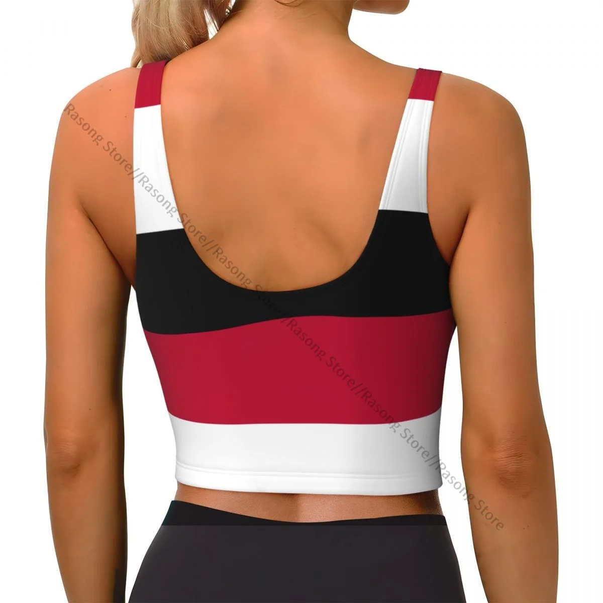 Спортивный бюстгальтер женская одежда для бега и йоги жилет с флагом Йемена