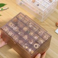 multifunction jewelry dust proof storage boxes necklace ring earring jewelry organizer case holder store decoration gifts