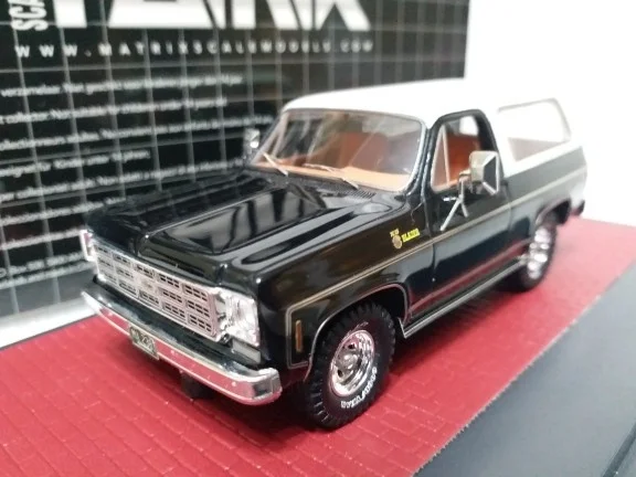 

Matrix 1:43 Chevrolet Blazer K5 1978 SUV Out of Print Limited Edition Resin Metal Static Car Model Toy Gift