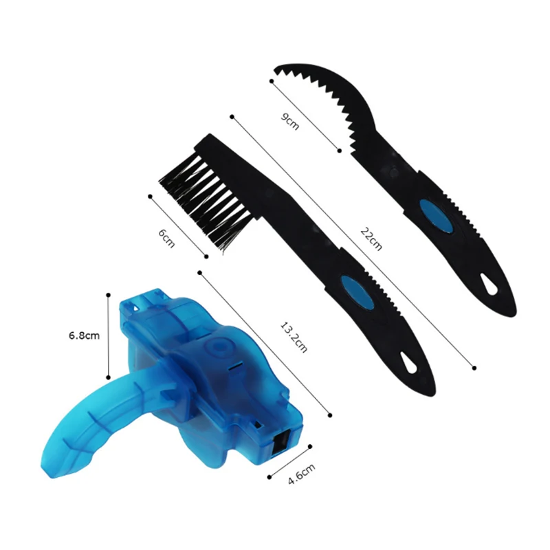 

3pcs Bicycle Chain Cleaner Brushes Bike Scrubber Wash Tool Mountain Cycling Cleaning Repair Tools Bicycle Accessory