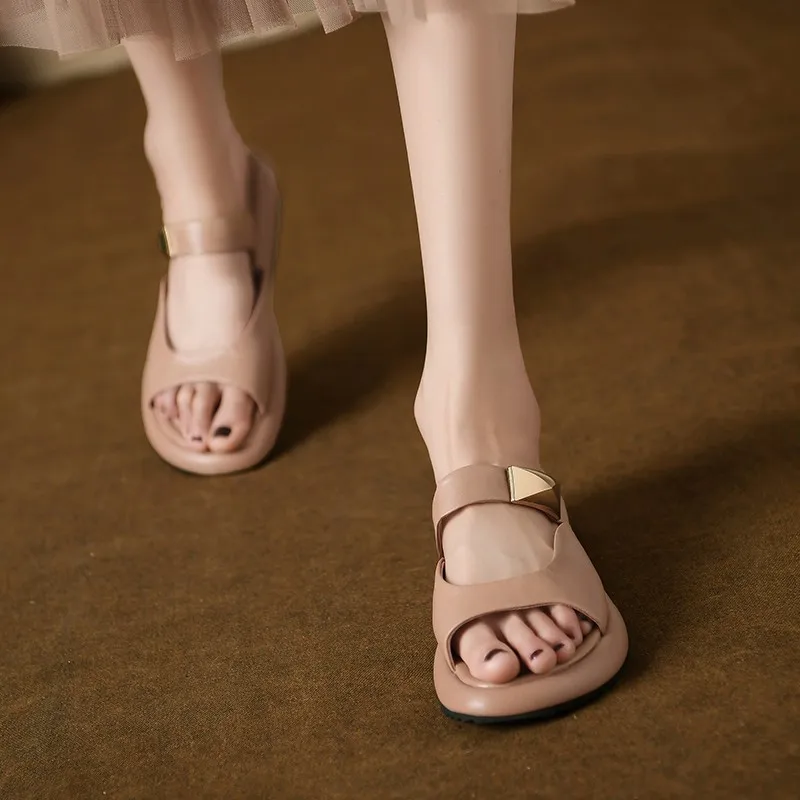 Flat Slippers Women Outdoor Beach Shoes Fashion Summer Ladies Shoes Casual Woman Sandals Leisure Slippers Chaussure Femme