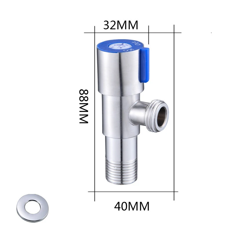Угловые Стопорные клапаны выключатель G1/2 клапан для воды ванной туалета