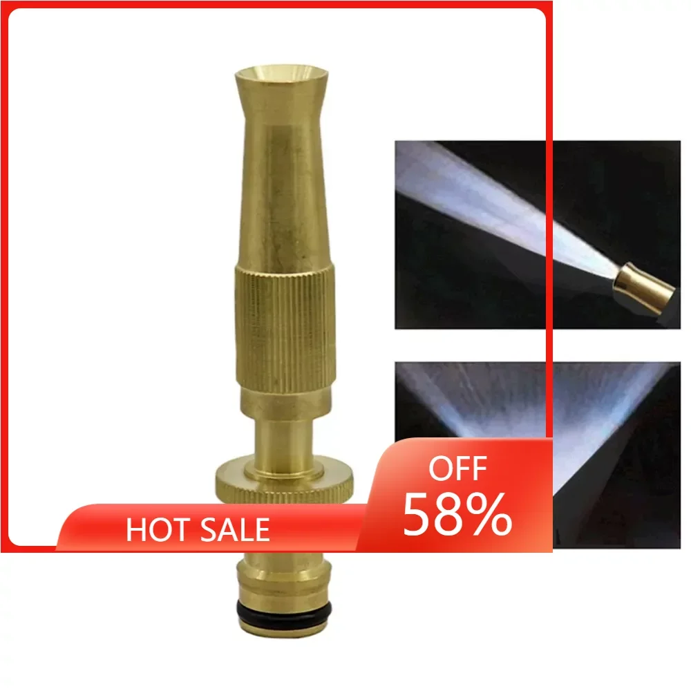

Irrigation Spray Gun Adjustable Brass Sprinkler Garden Hose Sprinkler System Car Wash lawn Watering Water Gun 1 Pc