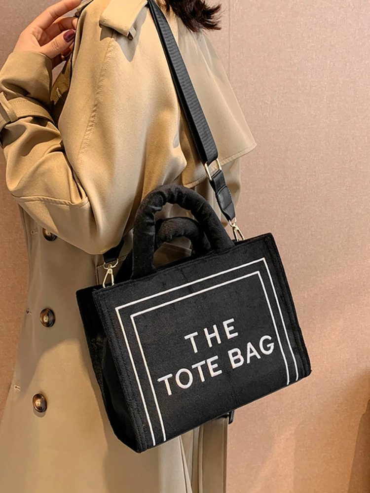 

Large The Tote Bags For Women Winter Fashion New Shoulder Messenger Bag Female Designer Brand Sling Cross Handbags High Quality