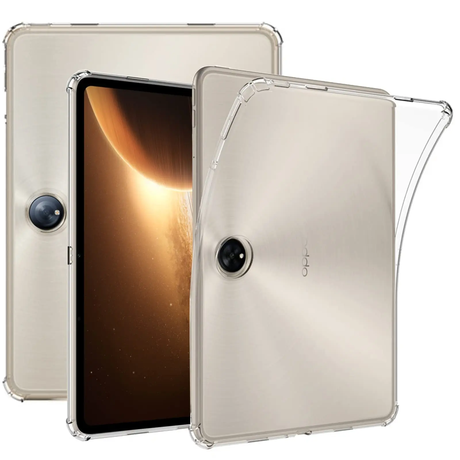 

Clear Case for Oppo Pad 2 / OnePlus Pad (11.61") 2023 Transparent TPU Protective Cover Shell Lightweight Shockproof Case