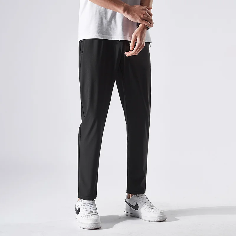 

2022 New Men's Casual Pants Breathable Slim Straight Pants Summer thin Quick Dry Sweatpants Elasticity male Sports Trousers