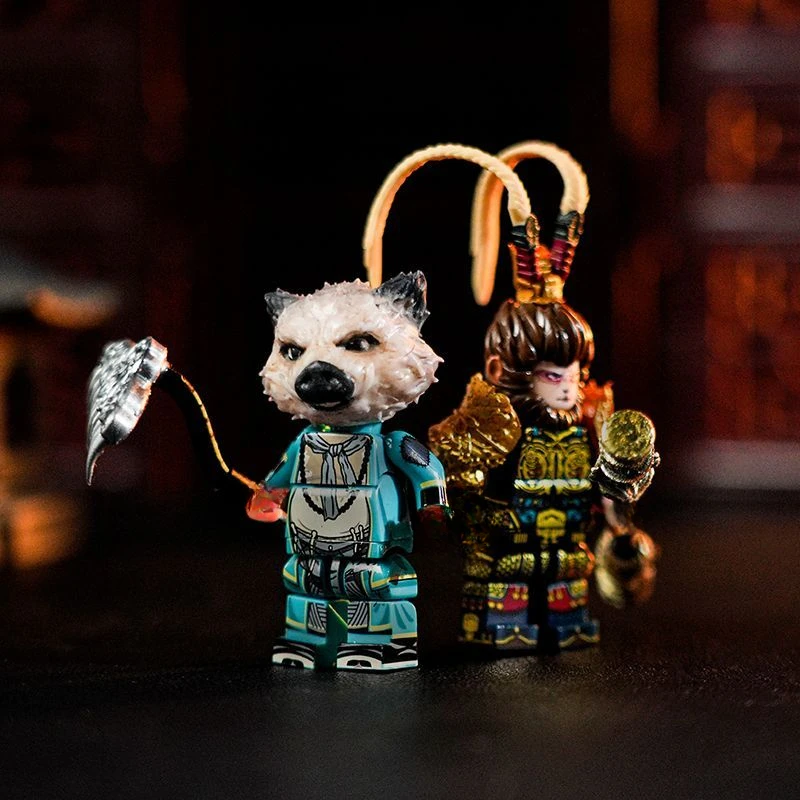 Черный миф Wukong Zhu Bajie Golden Pool Elder Brick Man Journey To The West Игрушки Детские подарки Коллекция