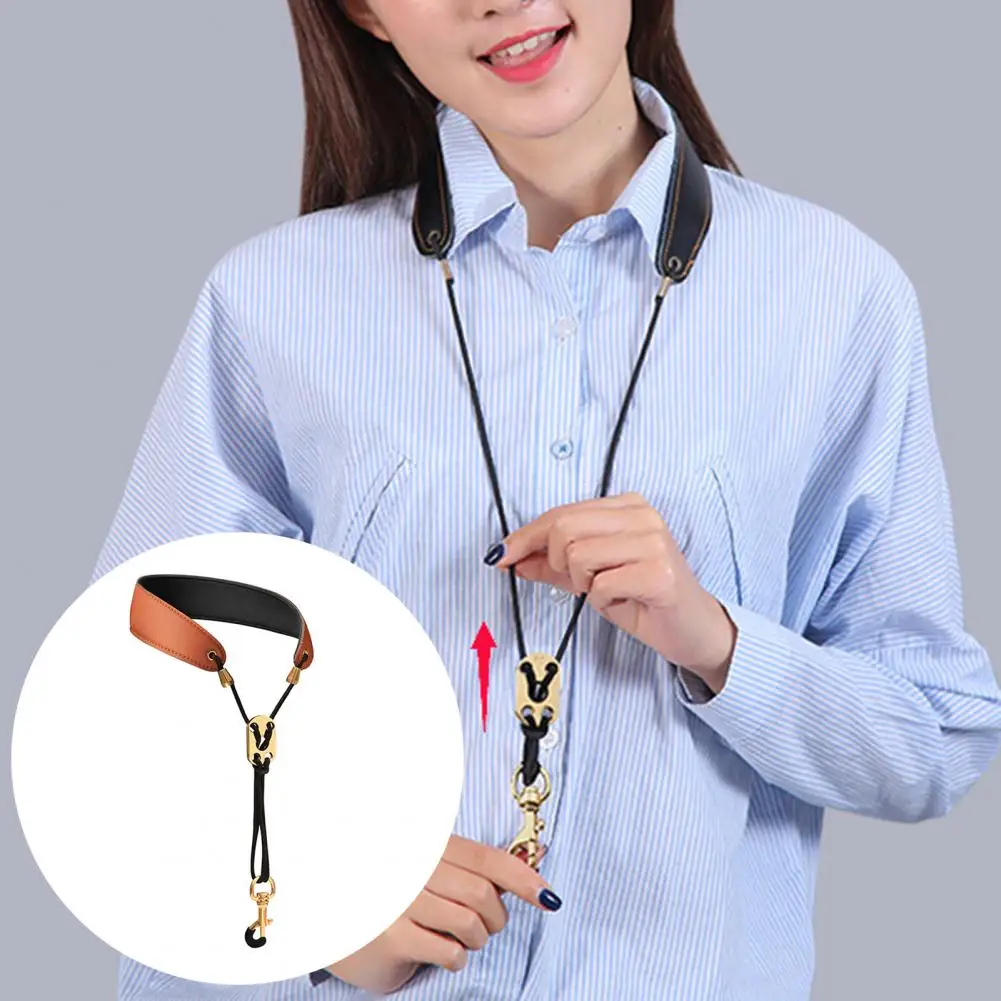 

Saxophone Neck Lanyard Practical Wear-resistant Adjustable Length for Performance Saxophone Strap Saxophone Neck Strap