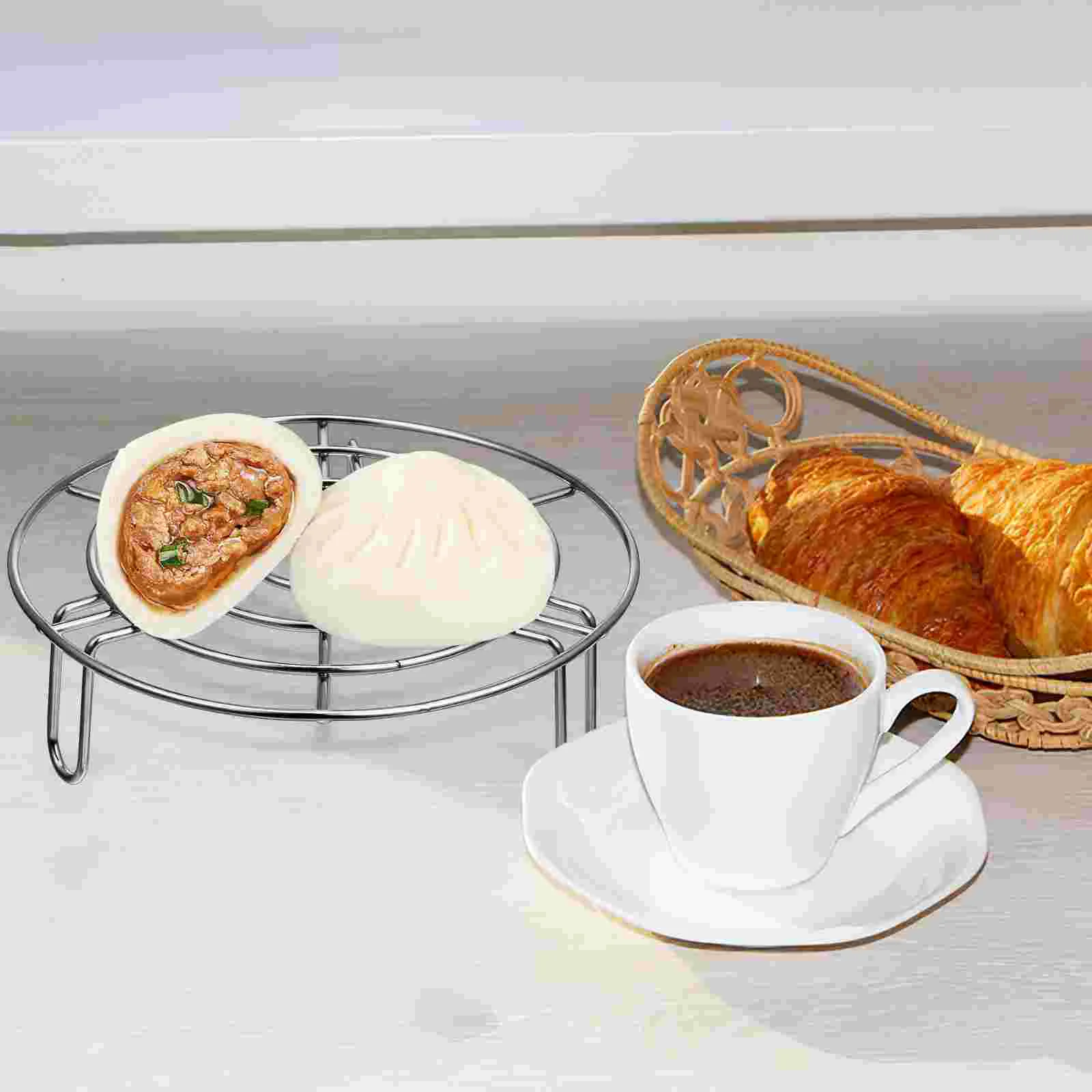 2 шт. подставка для овощей на пару металлическая стойка пароварки нержавеющая