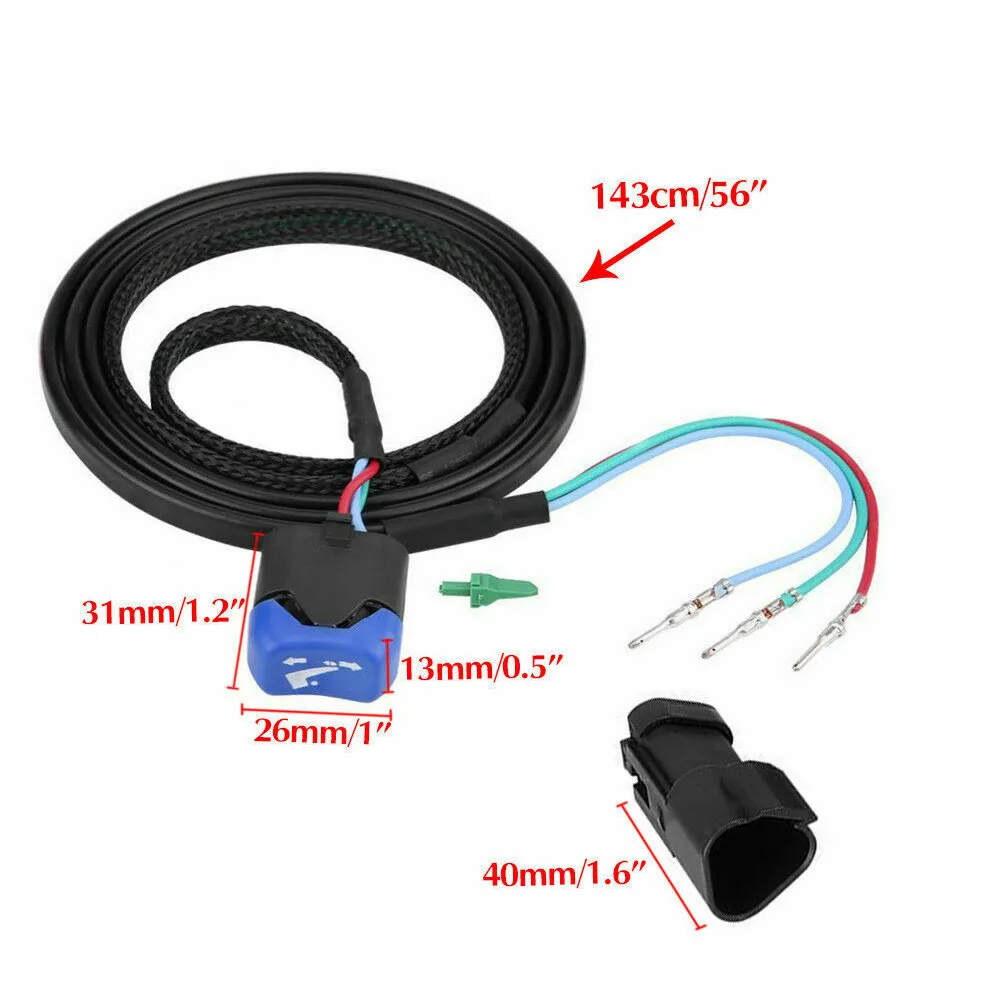 

1PCS Trim Switch Trim Switch 26x13x31mm Metal + Plastic Motor Side Mount