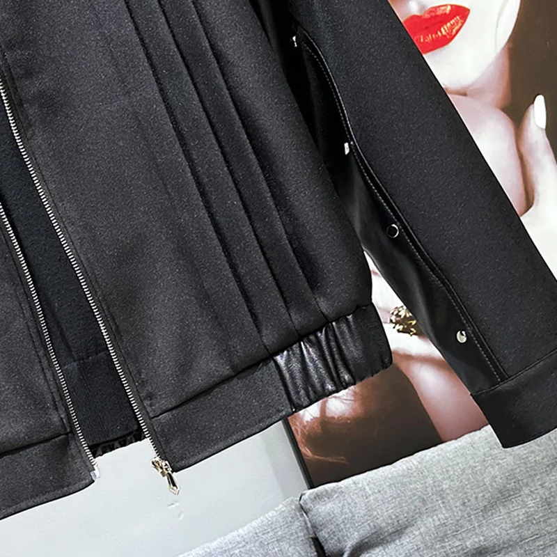 PFHQ модный американский свободный костюм новый лоскутный дизайн декоративная