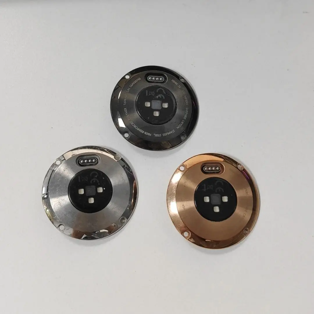 Задняя крышка применяемая для ToGARMIN Fenix 5S черная/розовая Золотая/серебряная