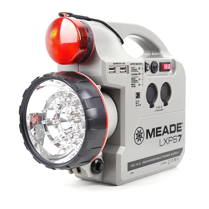 

Meade Multifunctionele 12V7A Oplaadbare Voeding LXPS7 Voor Celestron Meade Sky Watcher Goto Astronomische Telescoop