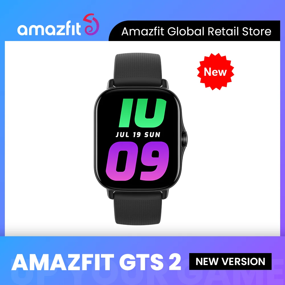 Смарт-часы Amazfit GTS 2 умные часы со встроенным Alexa для Android и IOS телефонов с функцией