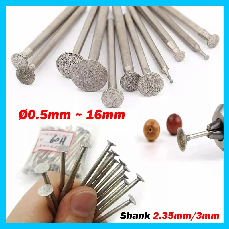 

Сверло с алмазным напылением, 0,5-16 мм, 2,35/3 мм, 5 шт.