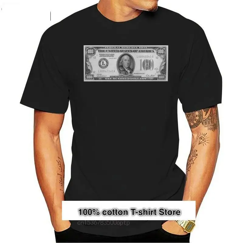 

Camiseta de moda Popular (S-Xxl), camisa de dinero, 100 $, personalizada