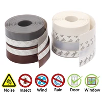 sealing tape door and window sealing strip weatherproof strip self adhesive silicone windproof plug rubber sealing tape