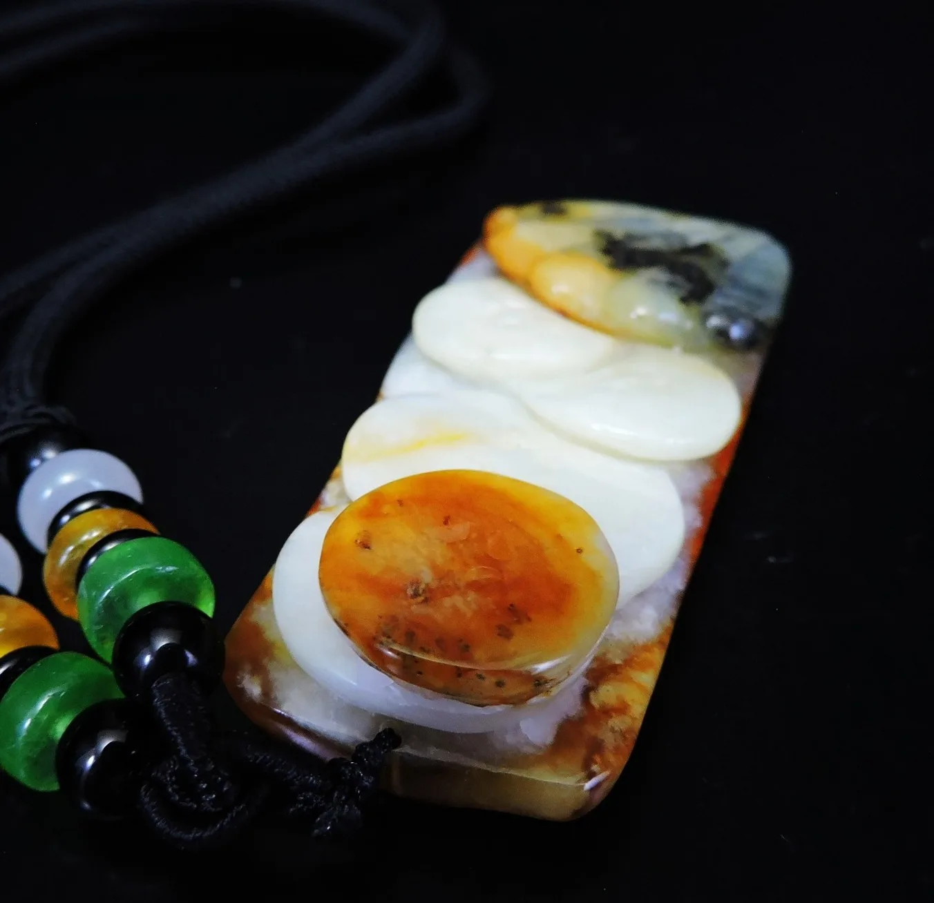 Нефритовое ювелирное изделие бриллиантовое ожерелье ручной работы из ракушек и