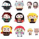 Такерлама 1020 см, рассекающая демонов плюшевая игрушка Kimetsu No Yaiba Kamado Tanjirou Tomioka Giyuu, мягкая подушка, талисман, подвесные игрушки