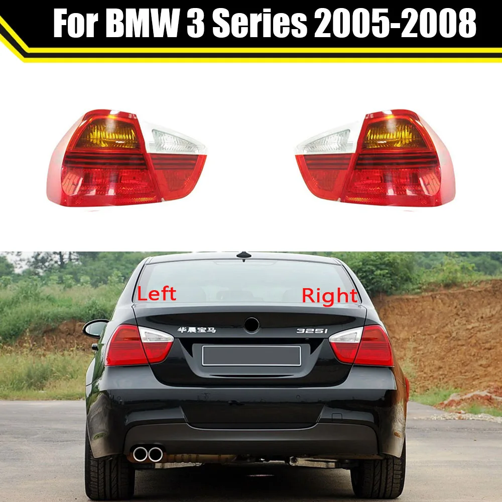 Car Rear Reverse Brake Stop Lamp Taillight Rear Light Tail Lamp For BMW 3 Series E90 2005-2008 No Bulbs