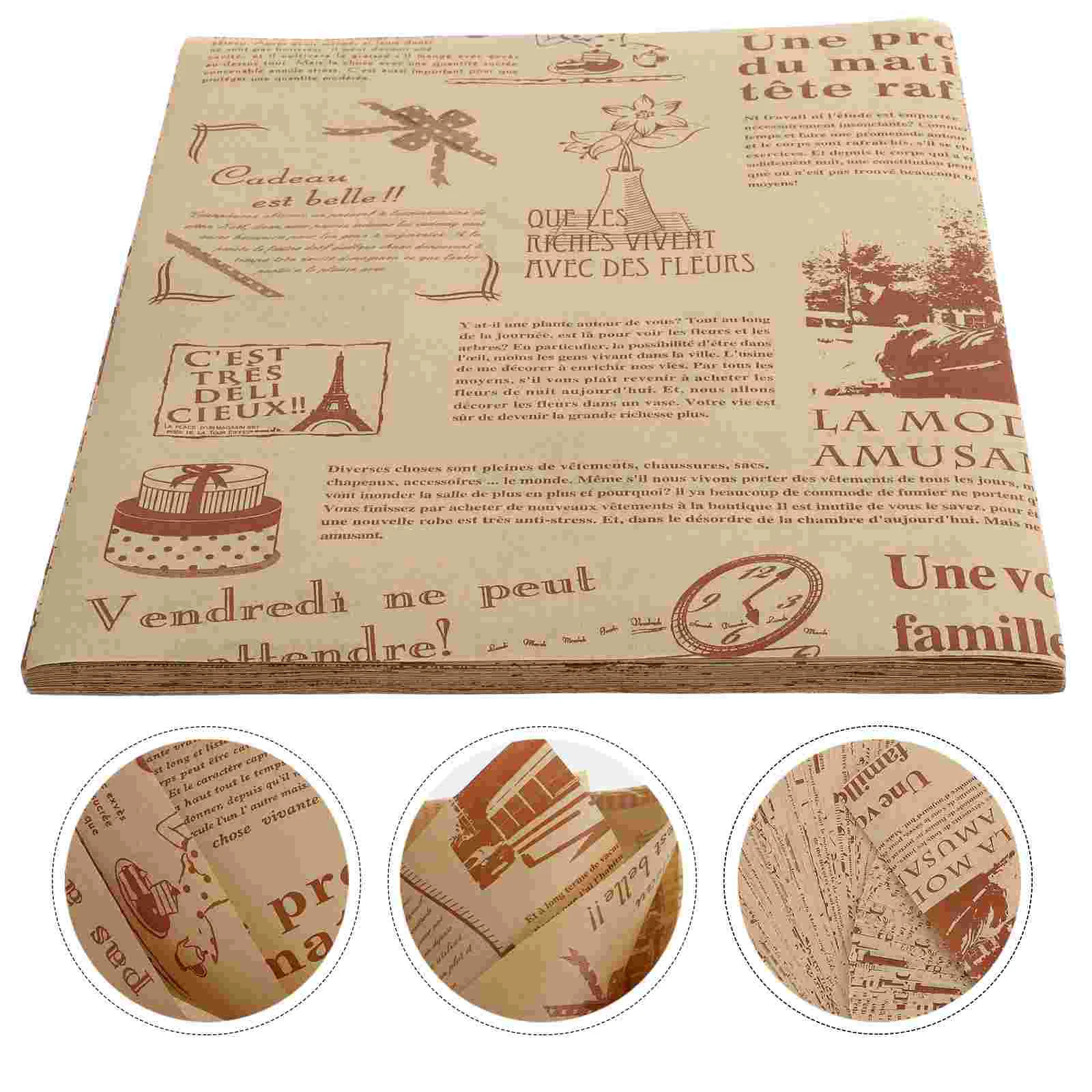 200 шт. вкладыши для пищевой бумаги силиконовые рулоны бумага пекаря хлебная