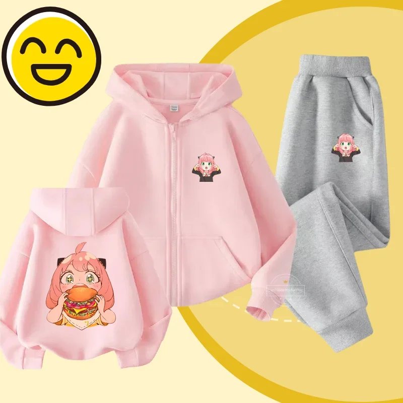 Мужские и женские толстовки с принтом героев мультфильма Ania