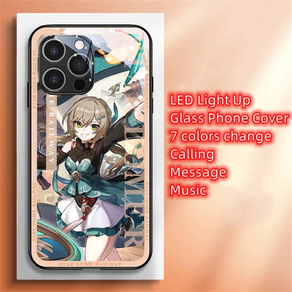 Чехол со светодиодной подсветкой для Samsung S23 S22 S21 S20 Ultra Plus Note 10 20 A53 A52 A54