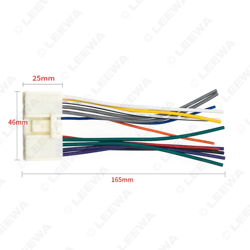 LEEWA 10 шт. Автомобильное CD-радио кабель адаптера для аудиокабеля Mazda 2 3 5 6 8 CX5 CX7 # CA1238