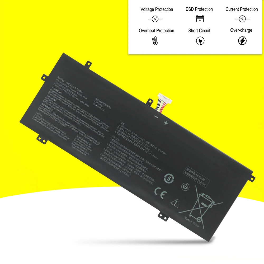 Фото 15,4 V 72Wh 4725mAh C41N1825 Аккумулятор для ноутбука ASUS VivoBook 14 X403FA X403FA-2C I403FA I403FA-2C ADOL ADOL14F ADOL14U Series №3