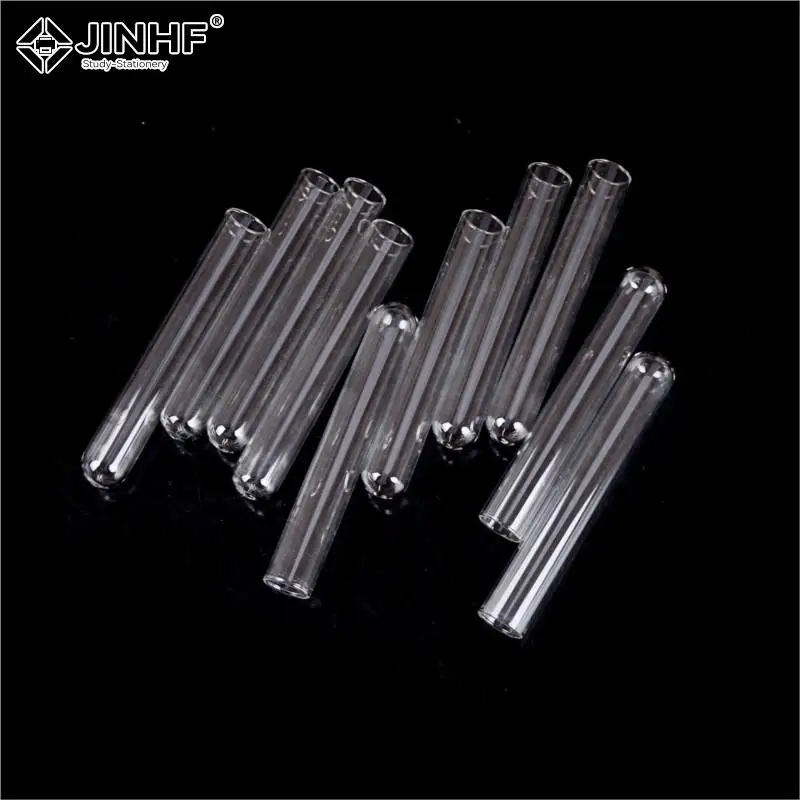 

10Pcs Glass Blowing Tubes 4 Inch Long Thick Wall Test Tube 15*100mm