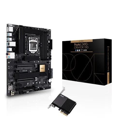 

NEW For Asus ProArt Z490-Creator 10G Original Desktop Intel Z490 Z490M DDR4 Motherboard LGA 1200 i7/i5/i3 USB3.0 M.2 SATA3