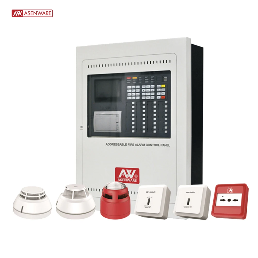 

Asenware LPCB&CE approved addressable fire . control panel for project