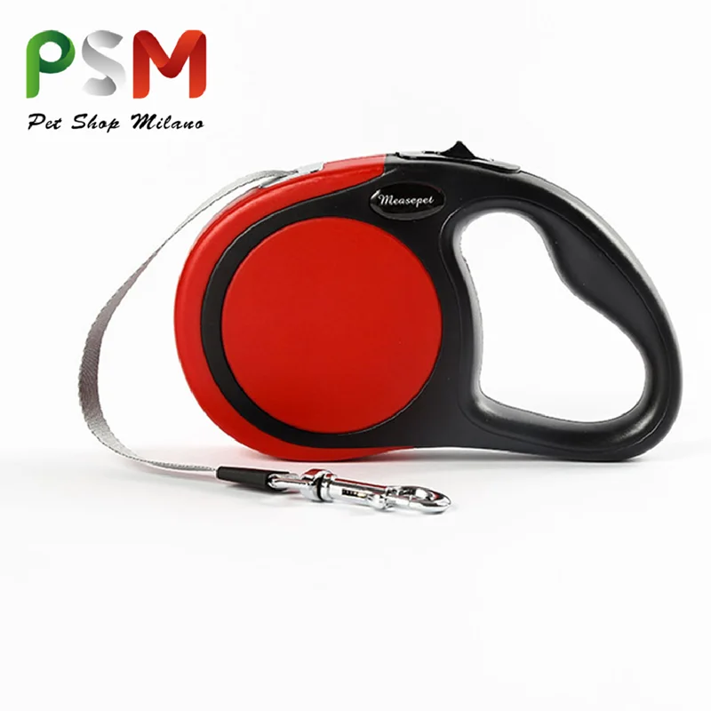 

PSM Pet Supplies 3M/5M/8M Dog Leash Automatic Shrink Retractor Flat Rope Leash Dog Chain Fashion Portable Pet Supplies