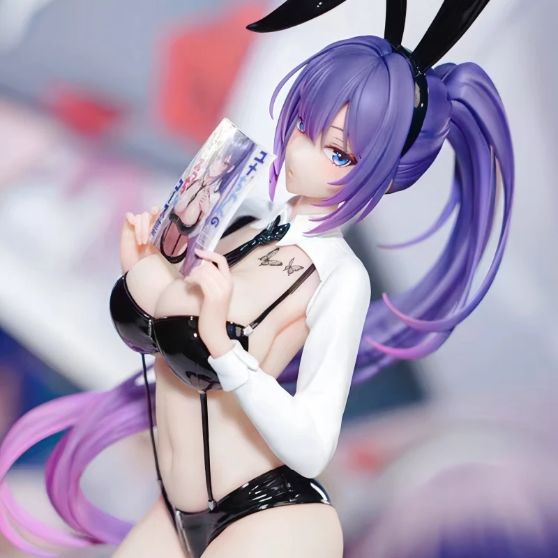 Лидер продаж аниме-персонаж Biya фигурка Юны стоячая поза фиолетовый хвост 1/4