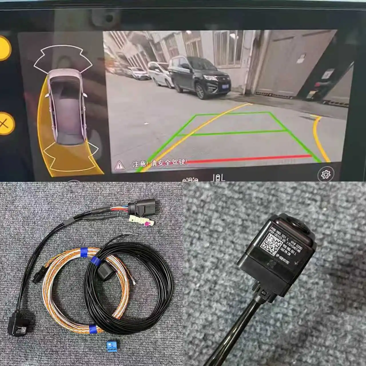 Фото Деталь для Porsche подходит для Cayman GT4 19-25 Porsche 991 14-21 Macan Porsche 718 17-25, камера заднего вида 95B 980 551 L 95B980551L №1