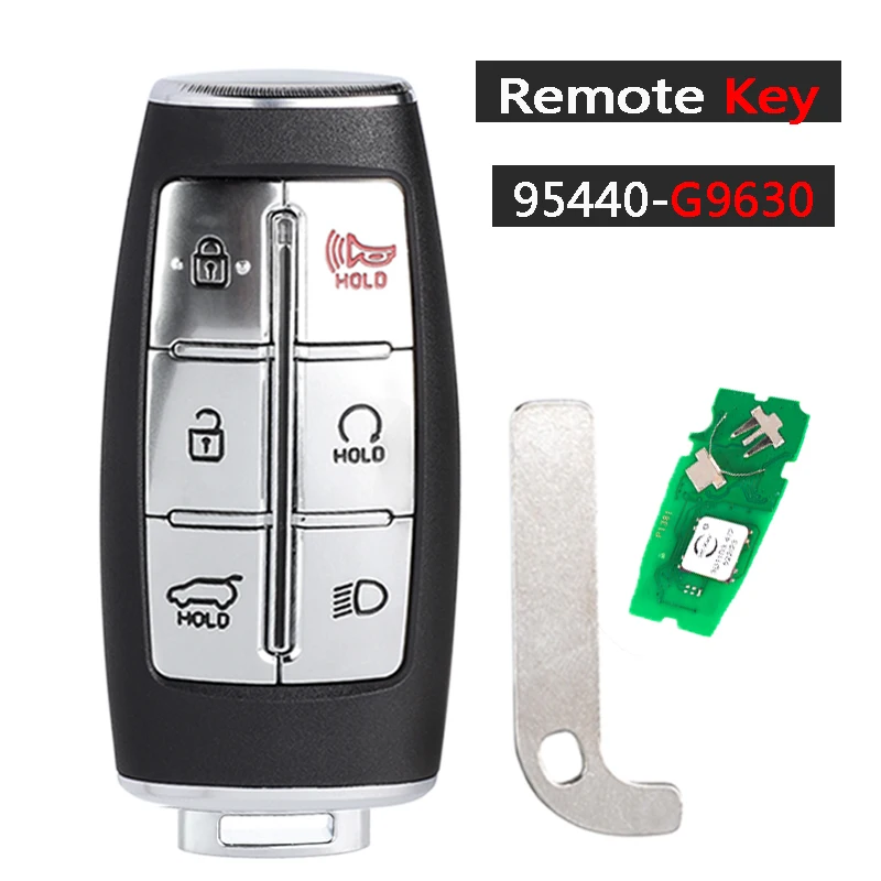 

KEYECU 433 МГц ID47 95440-AR100 95440-G9520/G9530/G9630 T1100 T6000 дистанционный брелок без ключа для Hyundai Genesis G70 2021-2024
