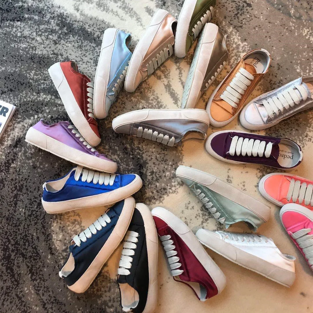 

Новинка, женские дизайнерские разноцветные парусиновые туфли в испанском, шелковом, атласном и корейском стиле на платформе со шнуровкой, мягкие туфли на скрытом каблуке