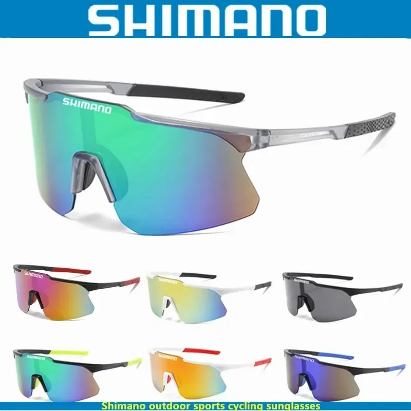 Новые мужские и женские очки Shimano для спорта на открытом воздухе велоспорта