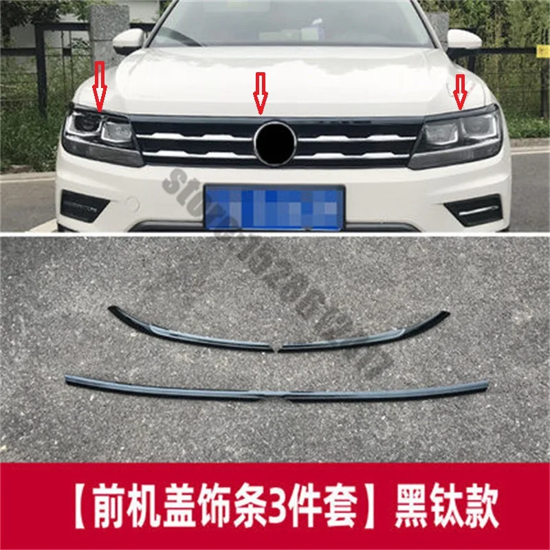 

For VW Volkswagen Tiguan MK2 European version 2017 2018-2020 2021 FRONT headlight EYEBROW TRIM MOLDING COVER TRIM BAR GARNISH
