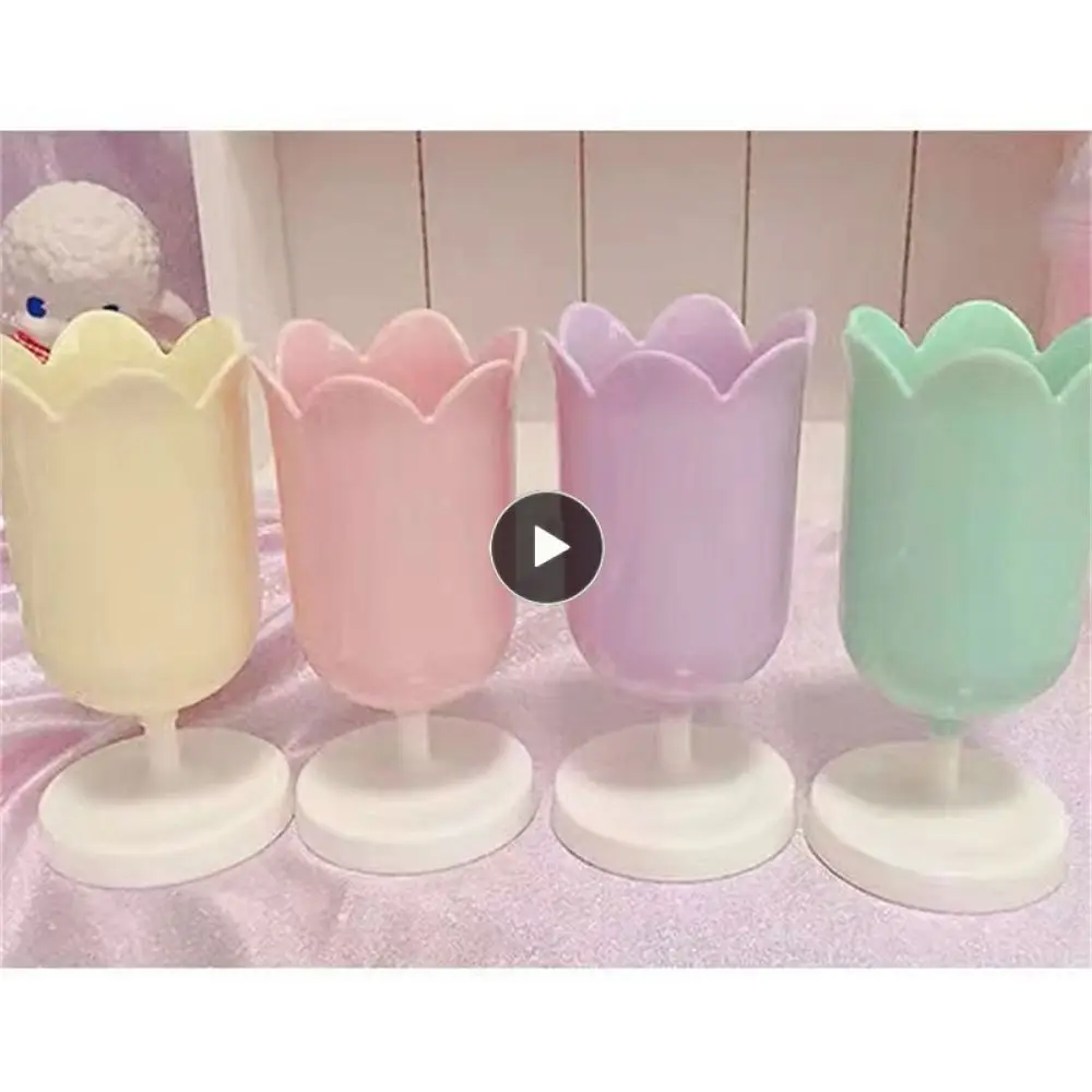 

Desktop Storage Anti-fall Makeup Brush Storage Bucket Plastic High Capacity Pen Holder Storage Basket/box Storage Box 40g