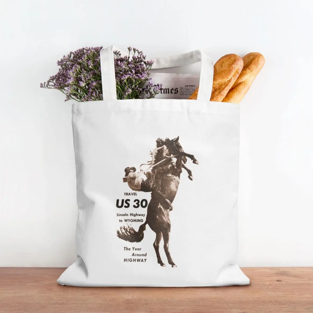 1940 S Вайоминг ковбойские портативные сумки для покупок обедов Подарки женщин