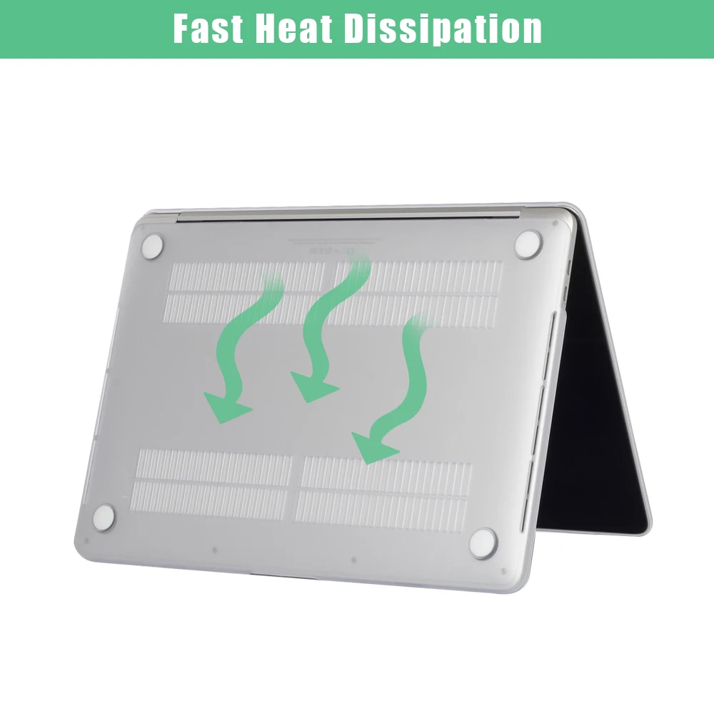 Чехол для Macbook Pro 13 пластиковый жесткий чехол MacBook Air дюймов 14 15 16 M1 M2 M3 A2991 A2992 A2338 с