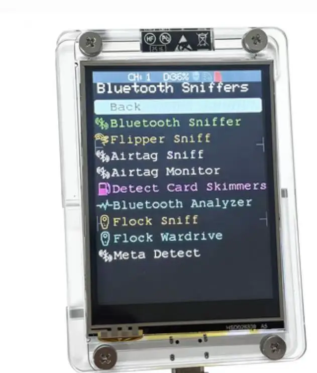 Фото Плата разработки ESP32 Marauder с 2,8-дюймовым смарт-дисплеем 240x320, прошивка 1.11.0, 2432R028 плюс ST7789, портативная версия CYD Marauder №2