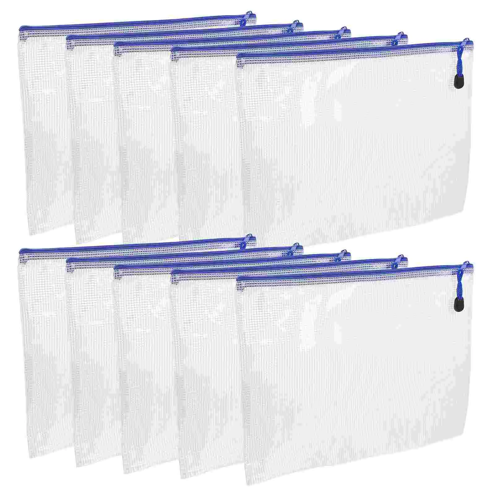 

File Document Clear A4 Folders Envelopes Zipper Bagstorage Bags Envelope Poly Files Transparent Case Folder Pockets Organization