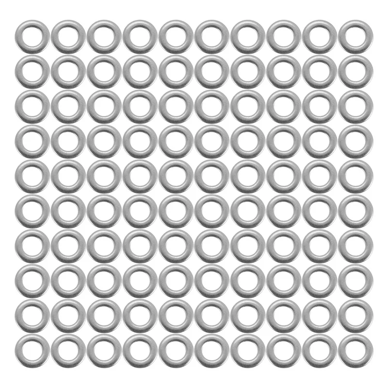 

M5x10mm Stainless Steel Round Flat Washer for Bolt Screw 100Pcs