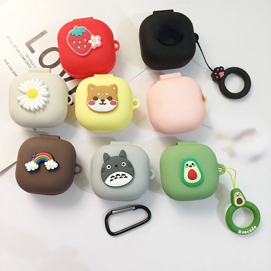 

For Samsung Galaxy buds live / buds PRO /buds 2 Case Cute Cartoon Wireless Bluetooth Headset Protect Case buds2 Silicone Cover