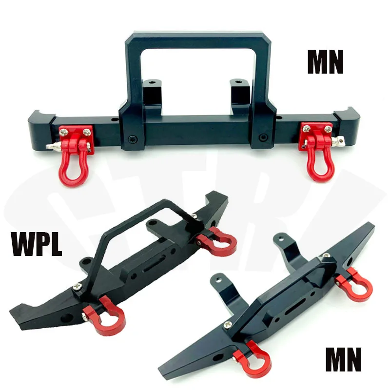 

Металлический передний бампер, подходит для WPL C14 C24 C24-1 1/16 MN D90 D91 MN96 MN99 MN99s 1/12, детали для удаленного управления автомобилем