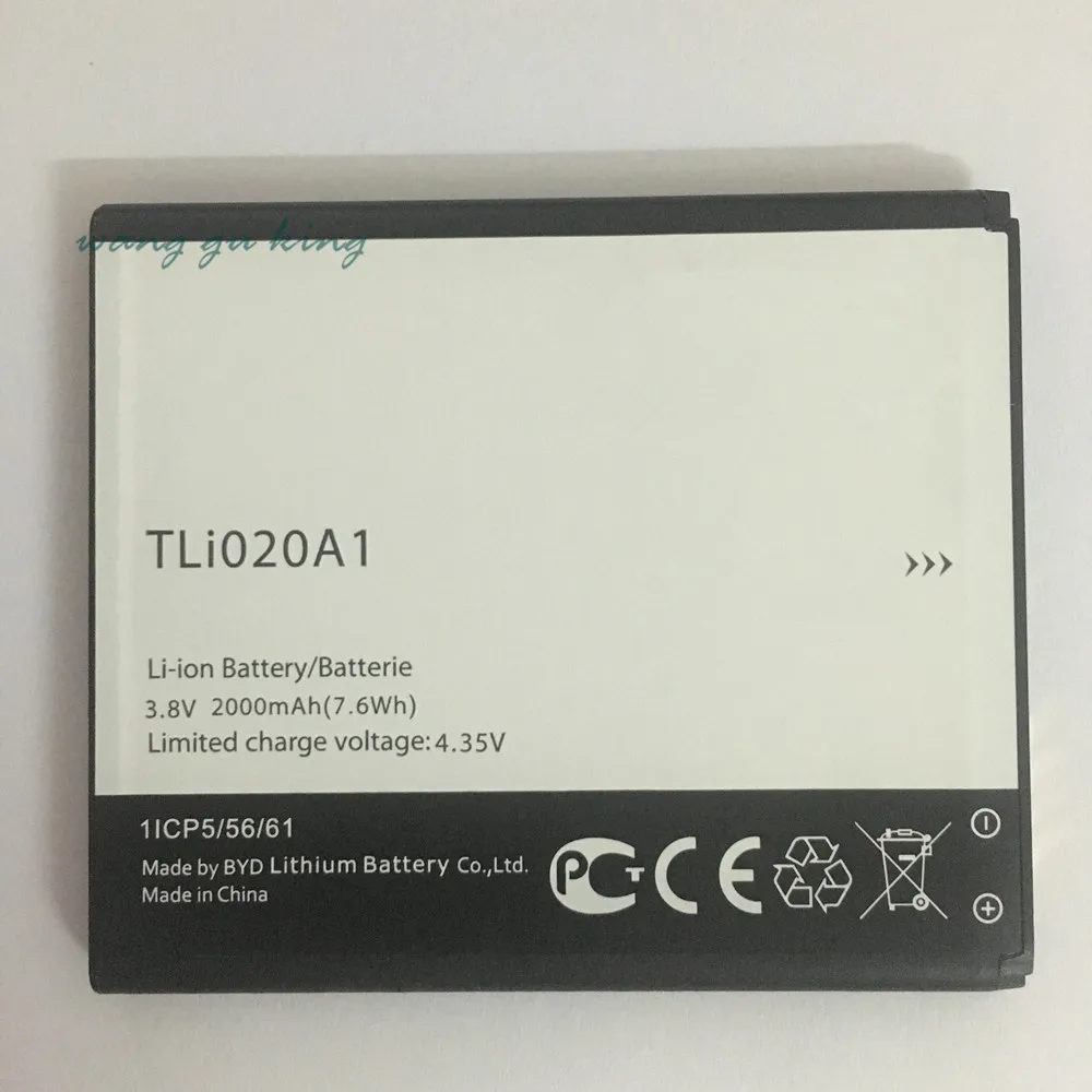 

Аккумулятор 2000 мАч TLi020A1 для Alcatel OneTouch Pop Star LTE A845L / POP S3 5050A 5050Y 5050X 5065D TCL J738M J736L D920 J730U