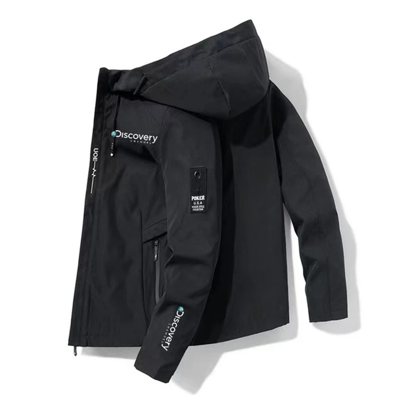 

Мужская Уличная одежда Discovery, куртка для кемпинга и походов, Мужская дышащая толстовка, тренчкот, комплект приключений, 2022