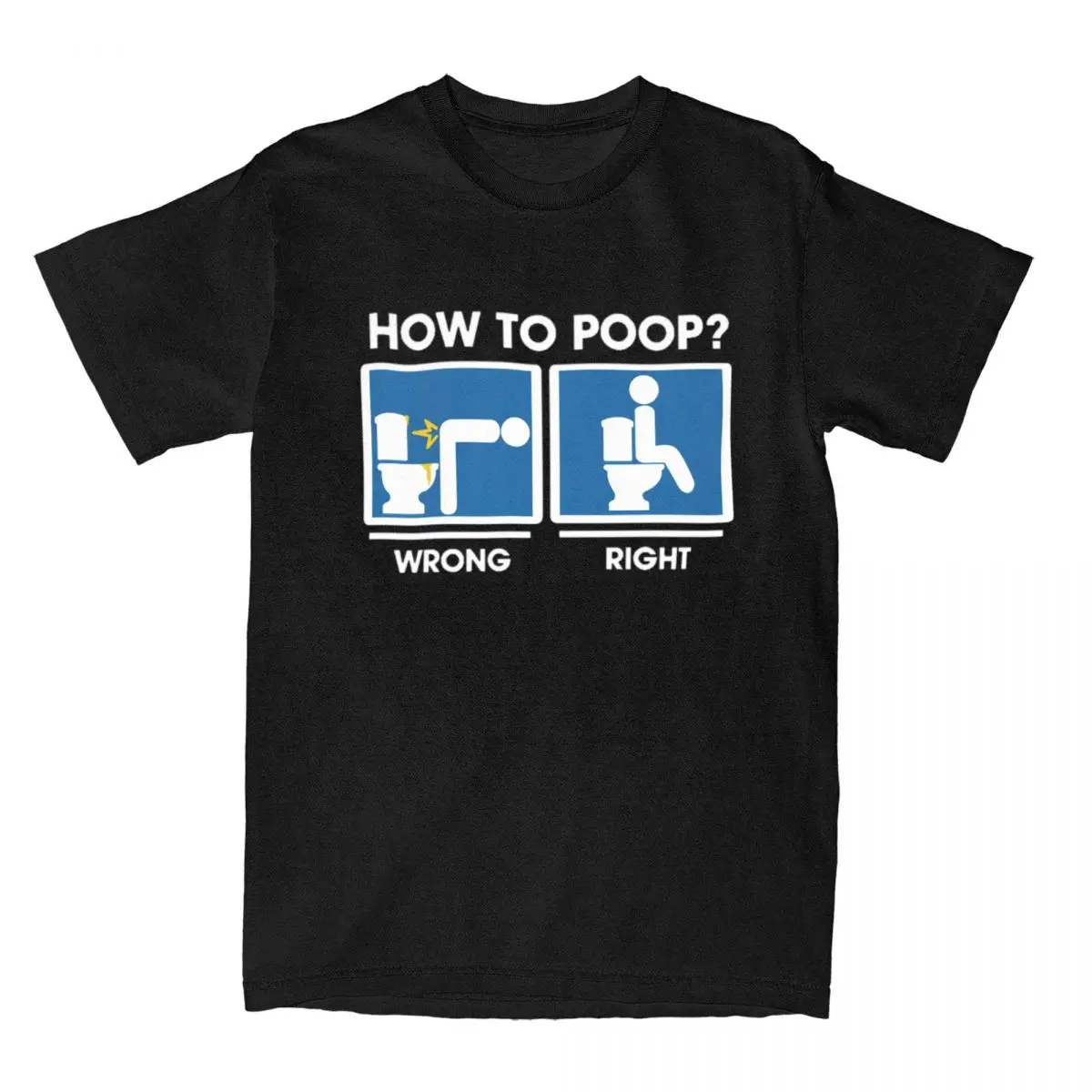 

Мужские и женские Забавные Рубашки для уборки, унитаз, знаки, одежда из чистого хлопка, забавная фотография